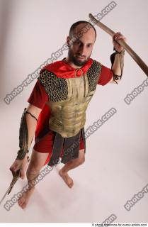 MARCUS STANDING POSE WITH SWORD AND SPEAR